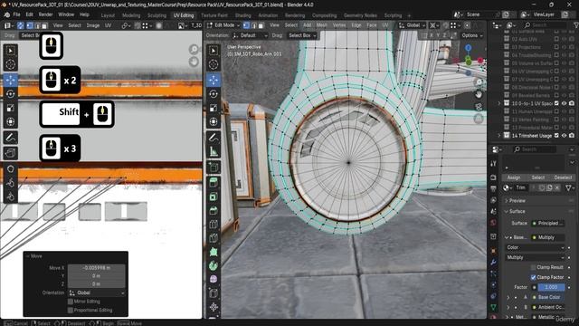6 -Lesson 58 - Radial UV Mapping & Trim Workflow Wrap-Up смотреть онлайн