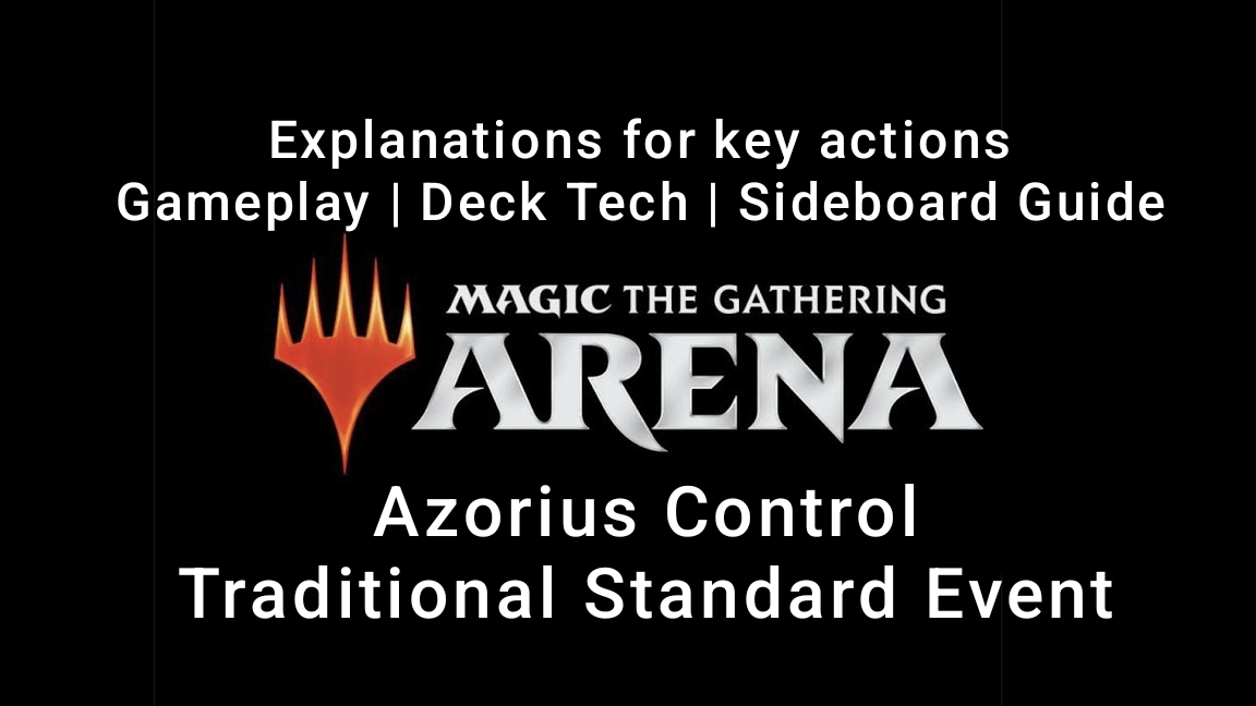 Top 100 Azorious Control | Traditional Standard Event | 2/3 | MTG Arena