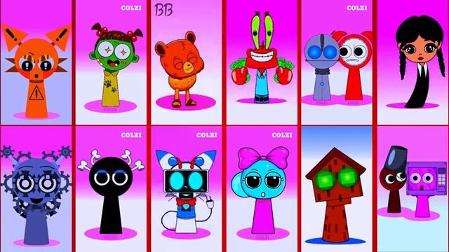 Incredibox Sprunki OC Phases || Подборка битв пар Sprunki смотреть онлайн