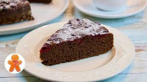 Вишневый пирог 🍒 Постный, простой и быстрый