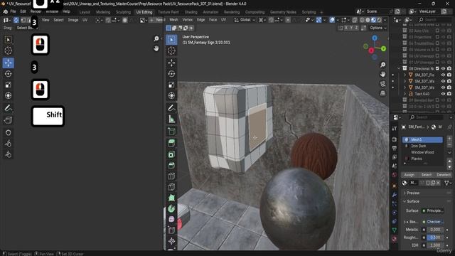 5 -Lesson 28 - Smart UVs for Hinges Wood vs Metal Strategy смотреть онлайн
