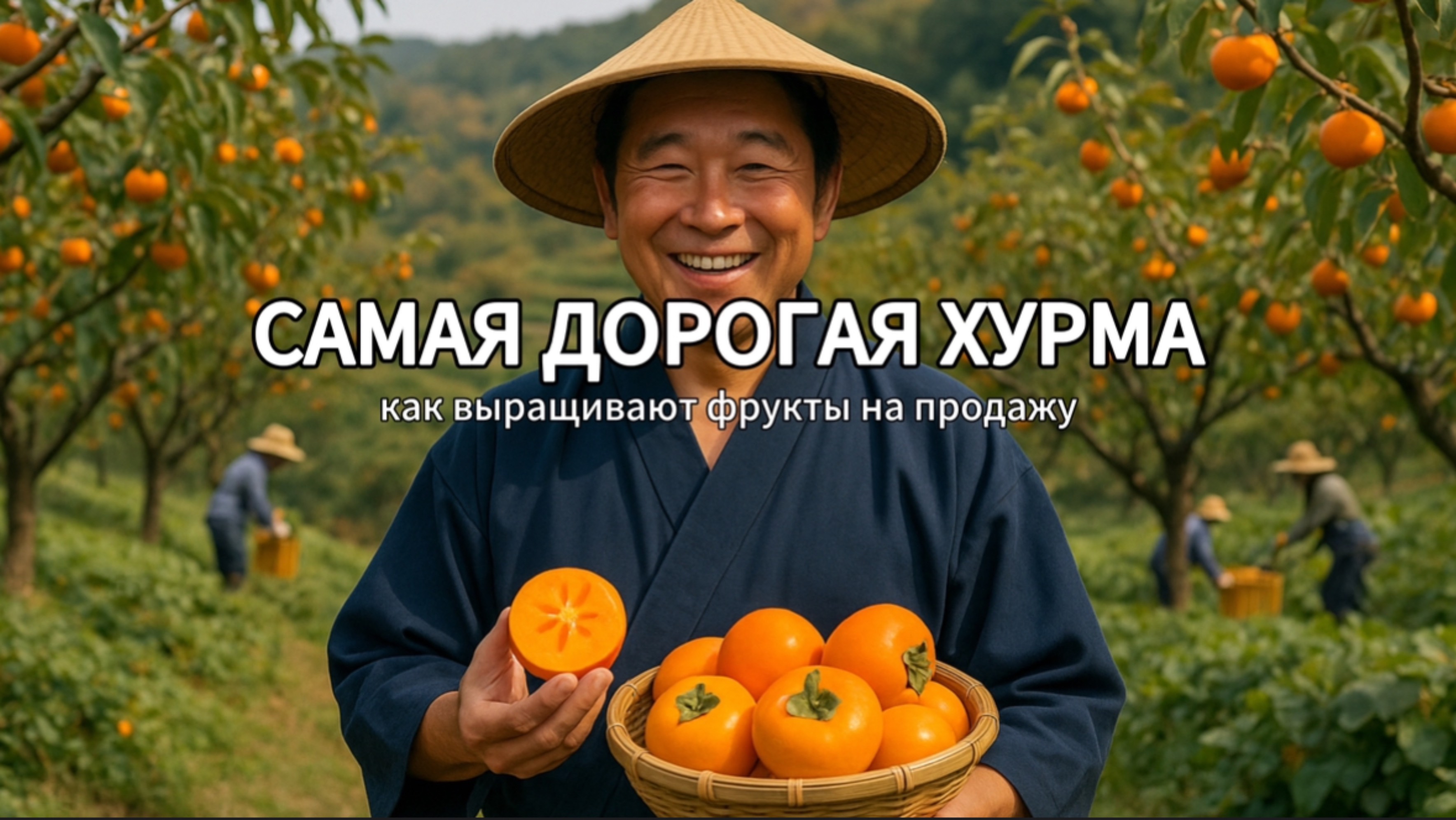 Самая дорогая хурма в мире: сбор японской хурмы 🍑