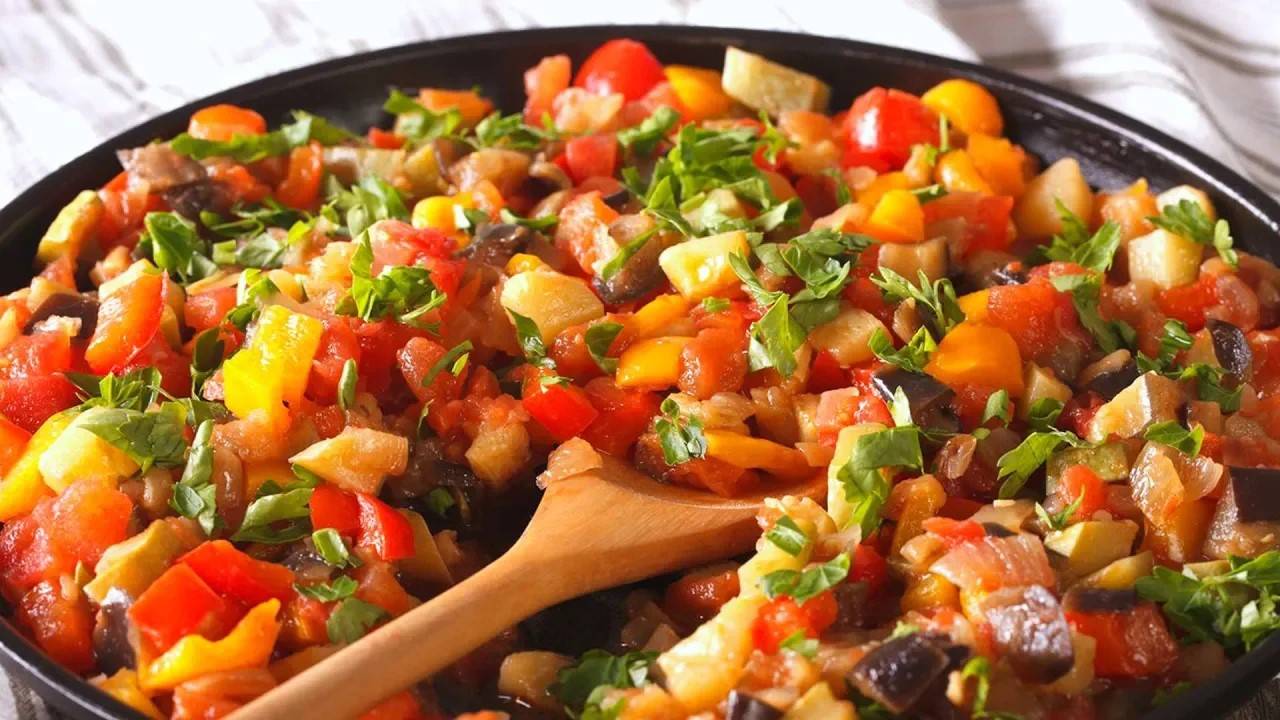 ОВОЩНОЕ РАГУ из ВСЕХ ОВОЩЕЙ. смотреть онлайн