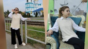 ✨️Стильный жилет теневым узором✨️Мастер класс ✨️