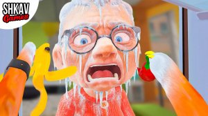 КОТ СДЕЛАЛ БАЗУ В ХОЛОДИЛЬНИКЕ У БАБУЛИ! Она в шоке! I Am Cat VR! / Часть 46 /