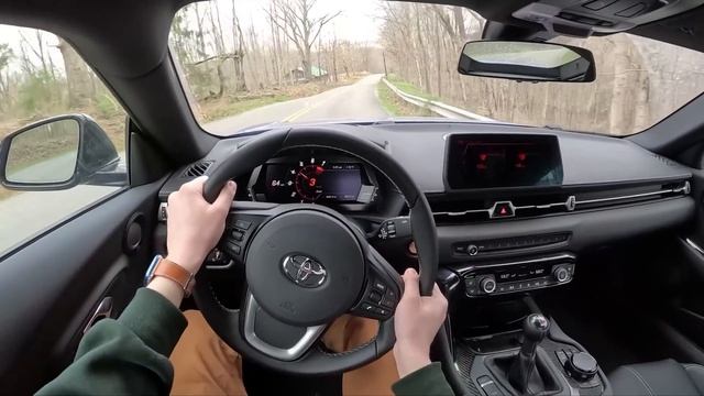 Toyota Supra 2023 [3.0 л. 6-МКП 382 л.с. ] POV TEST DRIVE смотреть онлайн