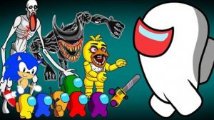 Белый гигант AMONG US  ПРОТИВ Чики .