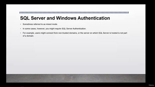 dba_10.3. MSSQL Server Authentication Modes смотреть онлайн
