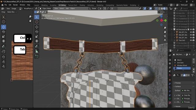 4 -Lesson 27 - UV Straightening for Curved Wood Planks смотреть онлайн