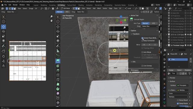 1 -Lesson 53 - Creating Trim Sheet Textures with Extrusion смотреть онлайн