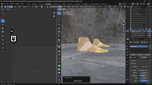 2 -Lesson 45 - Minimum Stretch UVs for Arms & Feet смотреть онлайн