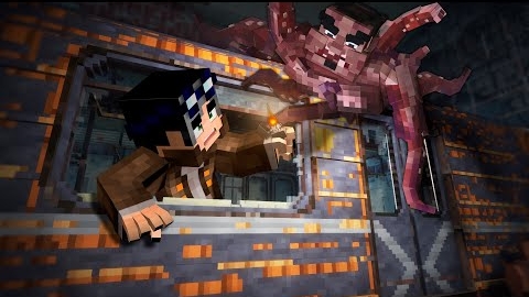 НАШЛИ ЗАБРОШЕННЫЙ ПОЕЗД- Страшилки Майнкрафт смотреть онлайн