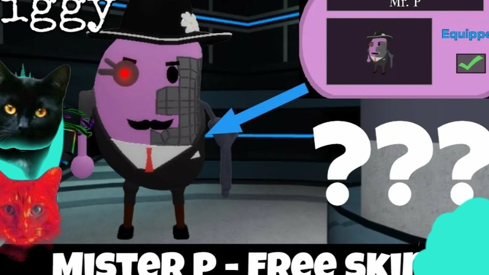 как получить  мистера п в пигги...