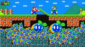 Марио стал БЕССМЕРТНЫМ! Бесконечная ЗВЕЗДА в Super Mario Bros!