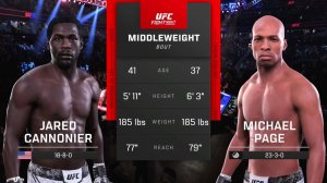Джаред Каннонир VS Майкл Пэйдж