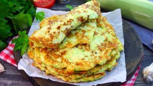 Не задержатся на тарелке. ЛЕПЁШКИ ИЗ КАБАЧКОВ С СЫРОМ