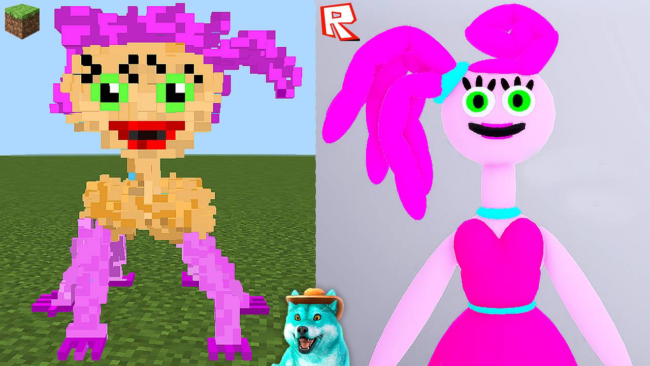 Майнкрафт против мама длинные ноги роблокс в хагги вагги 2 huggy wuggy смотреть онлайн