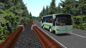 Поездка на ПАЗ-4230 Аврора по маршруту №5 по карте Могэс