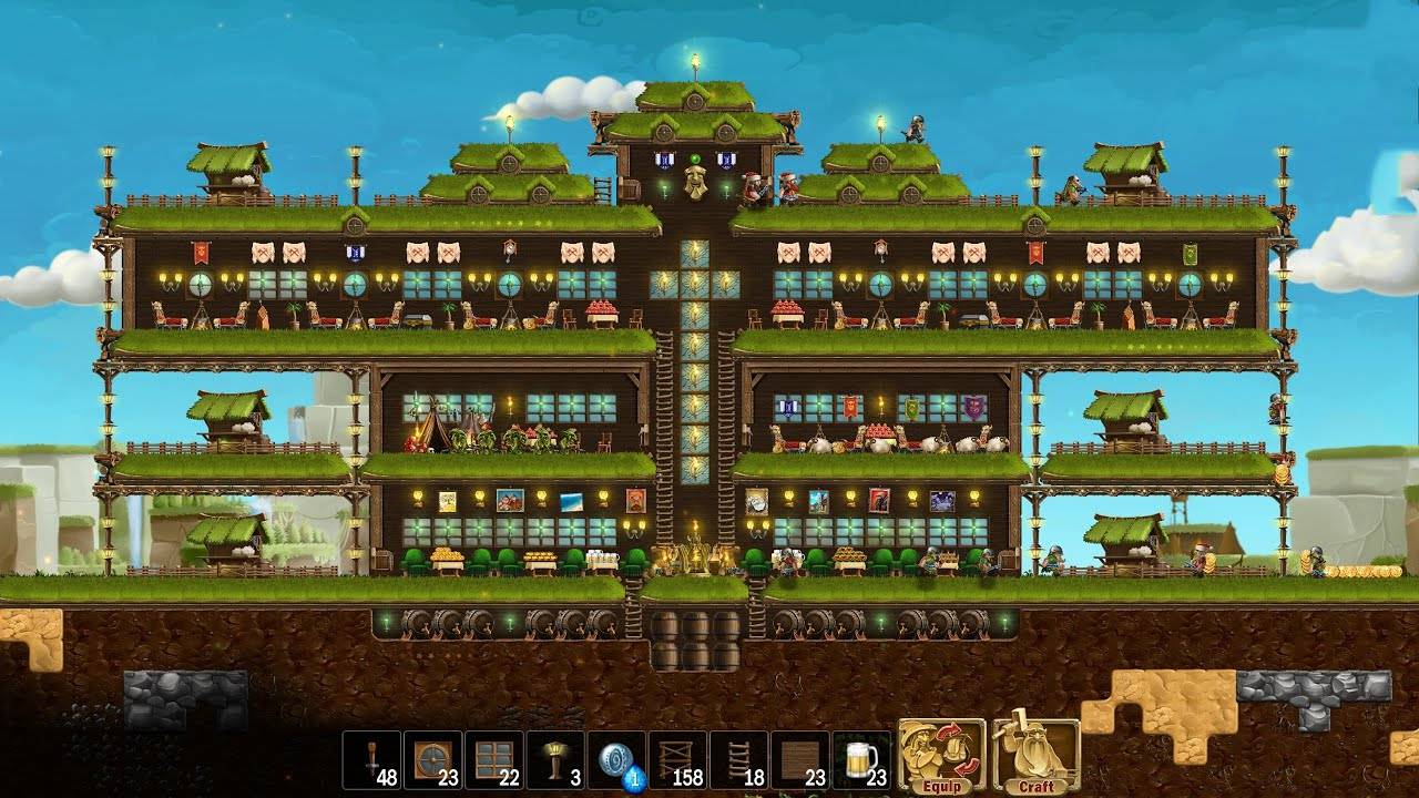 Craft The World обзор игры от NEON 2 часть Строим Дом DREAM31