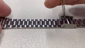 Регулировка застёжки браслета на часах casio A178W