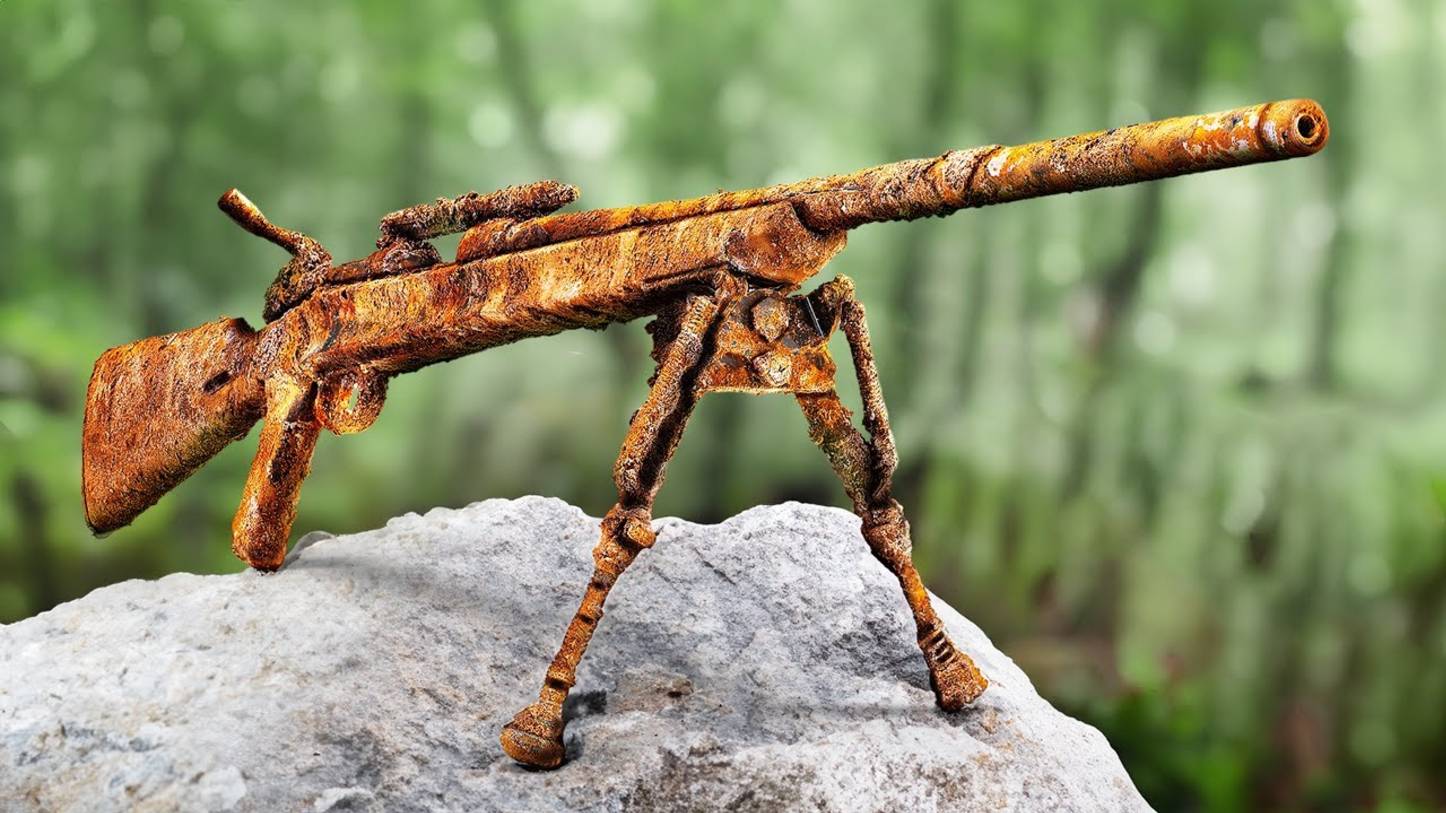 МАУЗЕР K-98 СТАЛ ЛУЧШЕ НОВОГО! — РЕСТАВРАЦИЯ И КАСТОМ ВИНТОВКИ смотреть онлайн