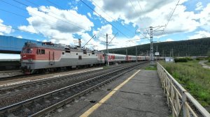 Грузовые поезда России возле Иркутска | Пассажирские поезда РЖД в Москву | Железная дорога в Сибири