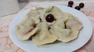 Вареники с вишней самый лучший рецепт! Тонкое тесто и сочная начинка! Самый лучший рецепт!