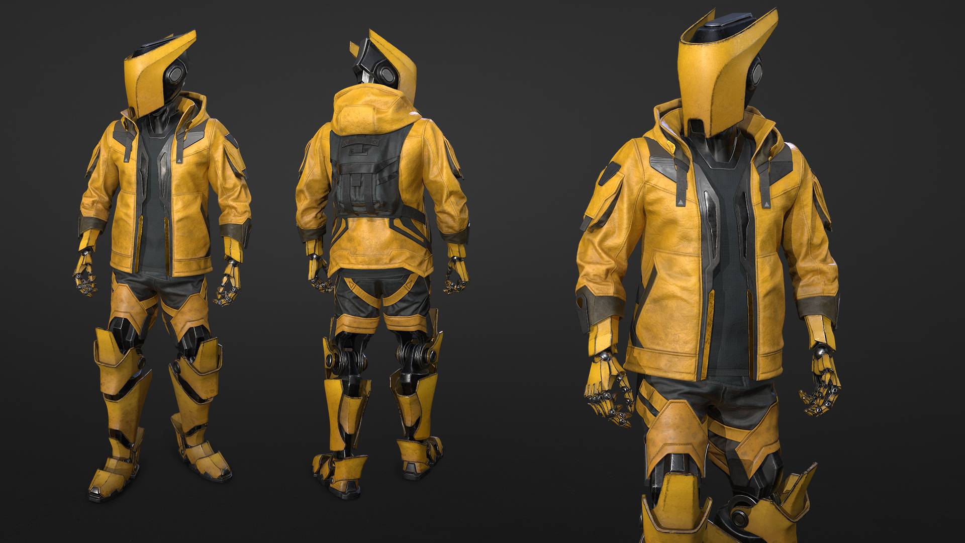 Робот «Шершень» / Концепт персонажа / Персонаж для игры