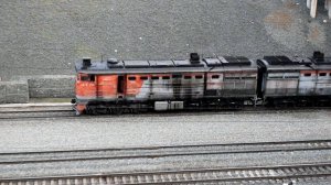 Тепловоз 2ТЭ10М-2587. Мазутный монстр.