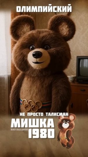 Олимпийский Мишка — символ Игр-80, который тронул весь мир.