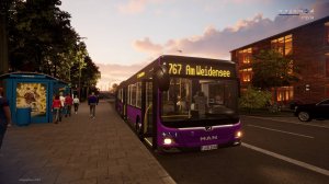 City Transport Simulator. MAN A47. Маршрут 767.