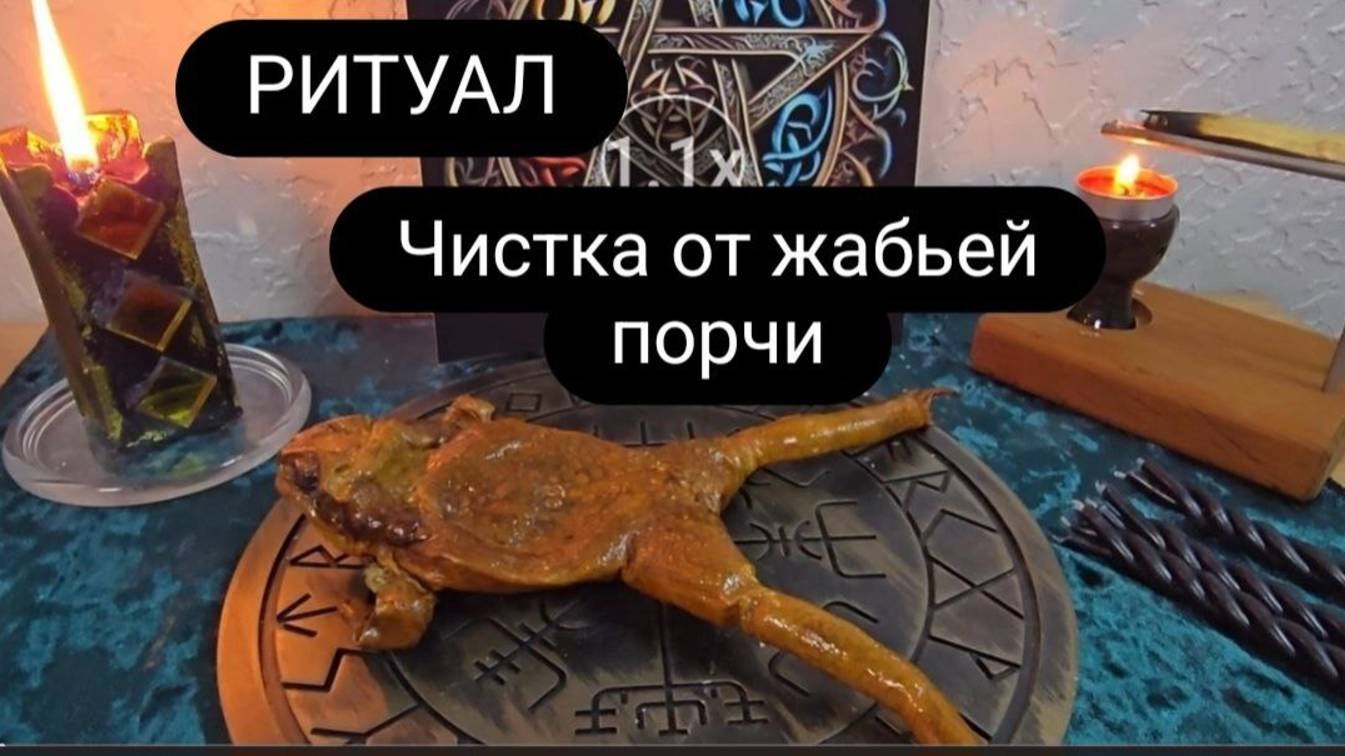 Ритуал - чистка от жабьей порчи.#ритуал #чистка #жабьяпорча #болотнаяпорча #ритуалонлайн смотреть онлайн