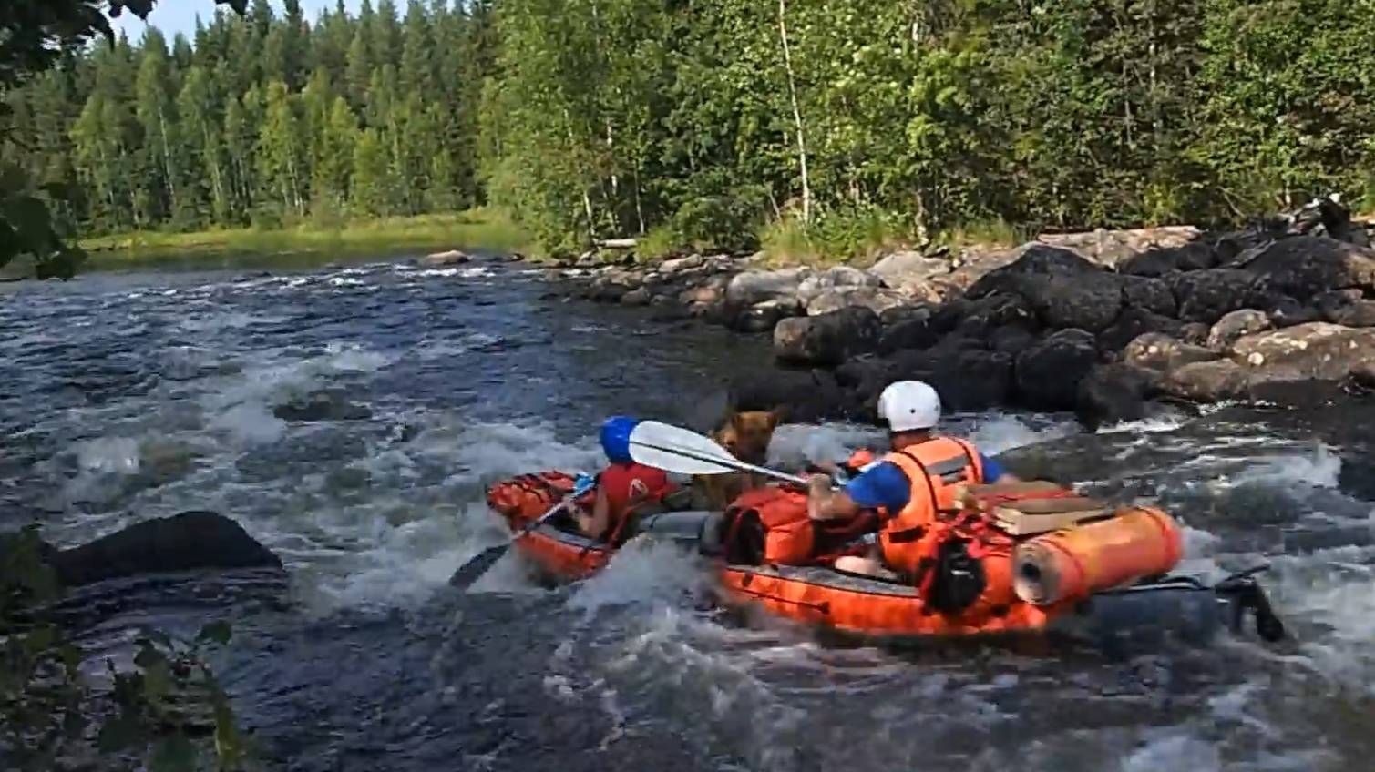 Байдарочный поход  2025 деревня Вокнаволок..