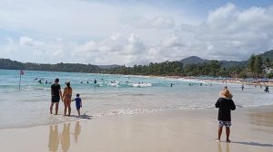 Пхукет в несезон. Южная часть пляжа Ката. 29 июля 2025 г.