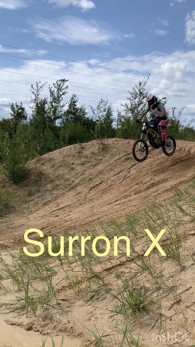 Sur ron light bee X учусь прыгать дроп (Drop-off) смотреть онлайн