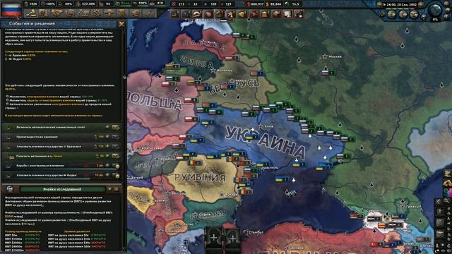 HOI4 мод Millennium Dawn (старая версия ) — Единая Россия против олигархической элиты