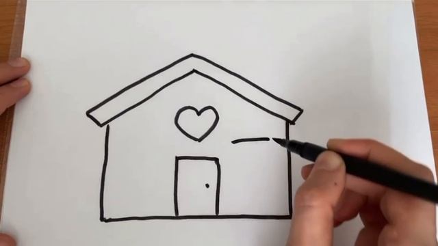 Домик.Рисуем Вместе. 🏠 смотреть онлайн