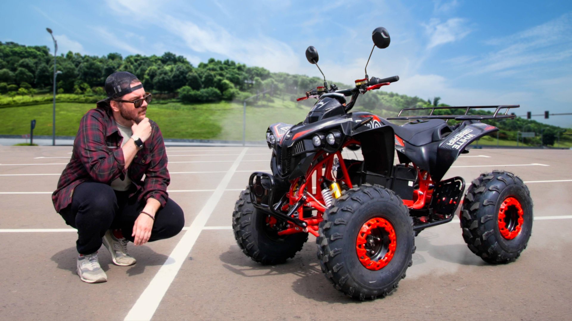 НОВЕЙШИЙ БЮДЖЕТНЫЙ ЭЛЕКТРОКВАДРОЦИКЛ White Siberia Sneg Pro R 3000w смотреть онлайн