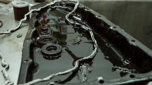 Mitsubishi Outlander, 2012 г. — полная замена масла в вариаторе (CVT) JF011E.