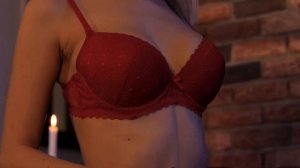 sexy girl in red