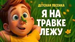 Я на травке лежу на кузнечиков гляжу. Детская Песенка. Песни про лето