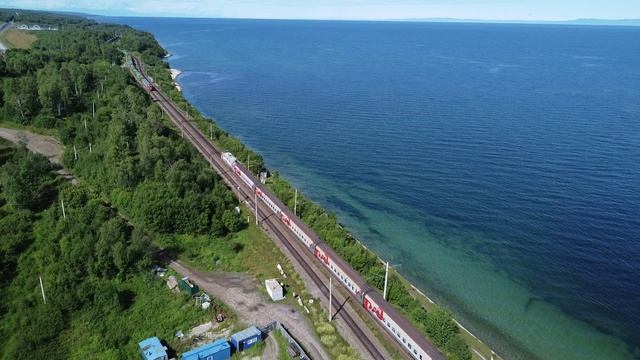 Побережье озера Байкал вдоль трансиба
