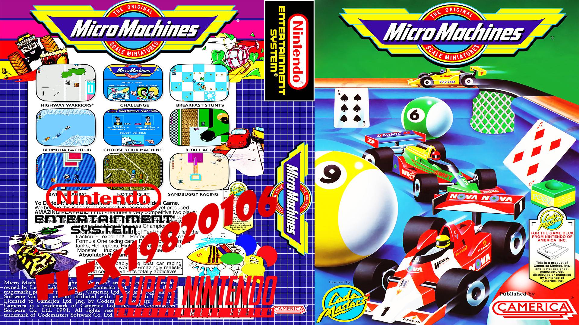 Обложка из NES: Micromachines (en) longplay [45]