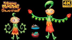 Эдамими - Юная/Взрослая Все Песни и Анимации (My Singing Monsters Dawn Of Fire)