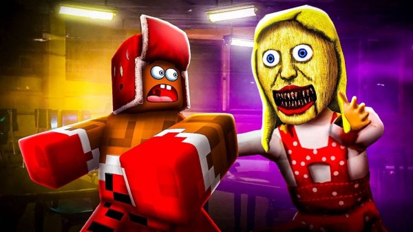 СБЕГИ ОТ БЕЗУМНОГО УЧИТЕЛЯ! ОНА ПОЙМАЛА НАС! РОБЛОКС