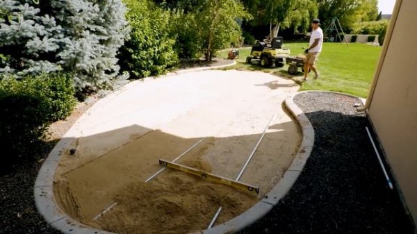 Easy Backyard Patio Paver Pad
