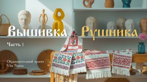 Нить истории. Рушник своими руками: мастер-класс для начинающих
