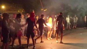 В Сербии устроили поджоги во время массовых беспорядков