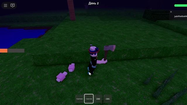 Я прожил 5 дней в одиночку 99 ночей в лесу Robloх.Черт как страшно