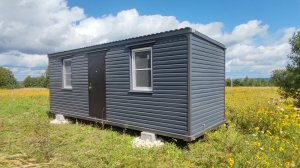 Дачный домик блок контейнер вагончик металлический бытовка Люкс 7 метровый